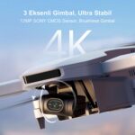 Potensic Atom 3eksenli Gimbal 4K/30FPS Gps, 96DK Uçuş, 6 Km, Görsel Takip Profesyonel Drone - Görsel 2