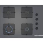 Bosch Gri 3 Lü Ankastre Set 378 ( HUA736EN0T - POP7C9P30O - DWK66PJ70T ) 67CM Ocak - Buhar Destekli - Pişirme Matı ile - Görsel 3