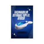 Astraltech Taşınabilir Buharlı Ütü Ev Mini Giysi Temizleyici Asılı Ütü Makinesi - Görsel 2