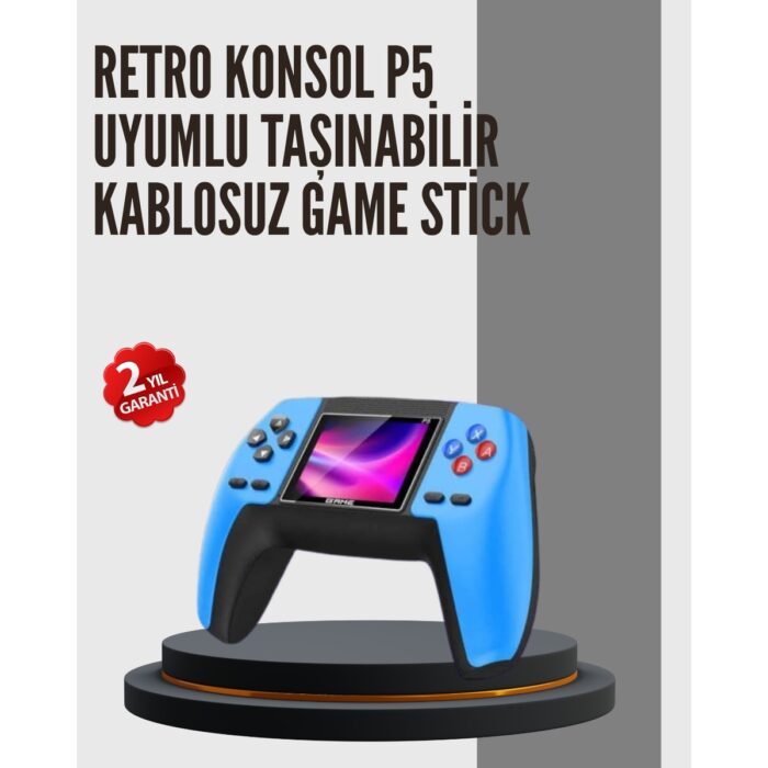 Astraltech Nostaljik Mini Gamepad | 520 Hazır Oyun, Tak ve Oyna - Görsel 1