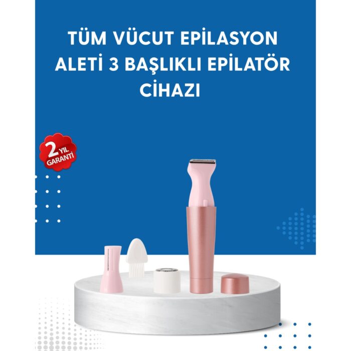 Astraltech 3 Başlıklı Taşınabilir Yüz ve Vücut Tüy Alma Makinesi - Görsel 1