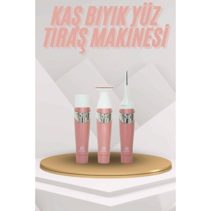 Astraltech Yüz Kaş ve Tüm Vücut Epilasyon Aleti 3 Başlıklı Hassas Ciltlere Uygun Epilatör - Görsel 1