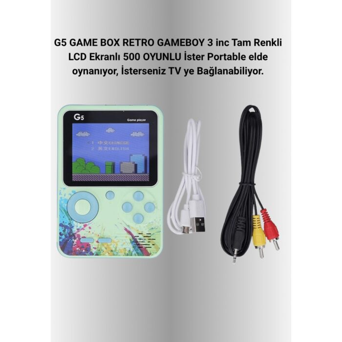 Astraltech 500 Oyun Hafızalı G5 Game Box – Renkli LCD Ekranlı - Görsel 2