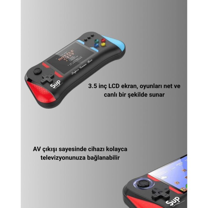 Astraltech 500 Retro Oyunlu Taşınabilir El Konsolu – X7M Modeli - Görsel 3