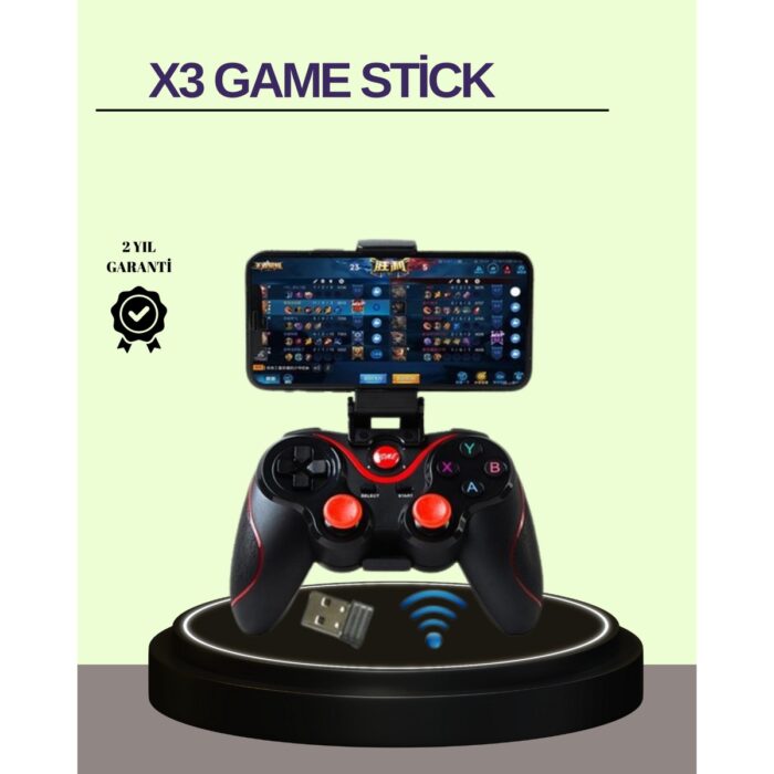 110001220688250.jpg Astraltech Çift Analog Joystick ve 14 Tuşlu Bluetooth Oyun Kumandası - Görsel 1