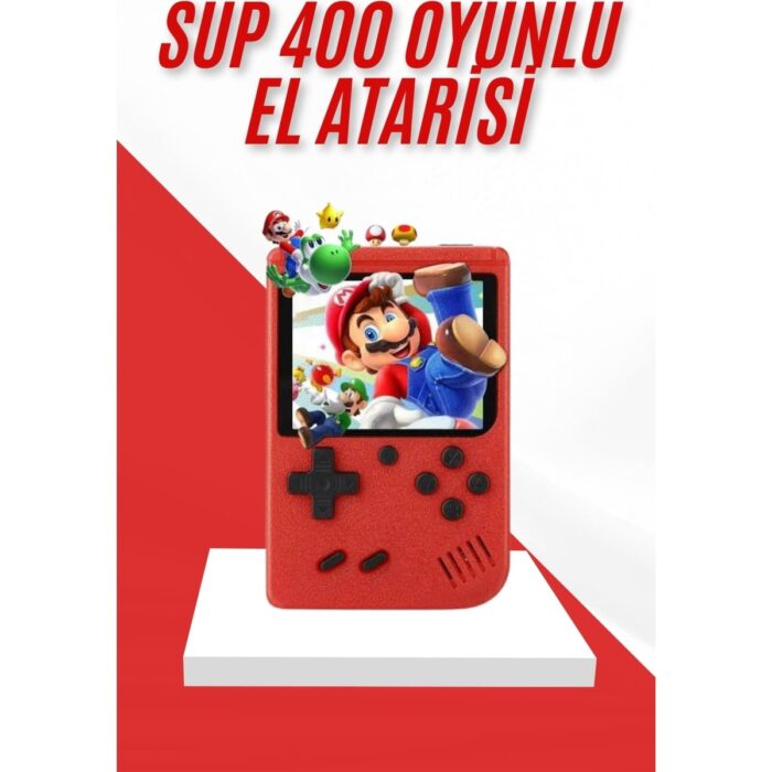Astraltech Nostalji Oyunlu Mini Atari Gamebox 400 Oyunlu El Atarisi - Görsel 1