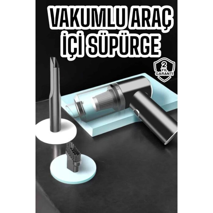110001220705067.jpg Astraltech Araç Içi Süpürge Vakumlu Şarjlı Süpürge Filtreli - Görsel 1