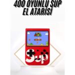 Astraltech Çocuklara Özel Taşınabilir Sup El Atarisi 400 Oyunlu Nostaljik Oyun Konsolu