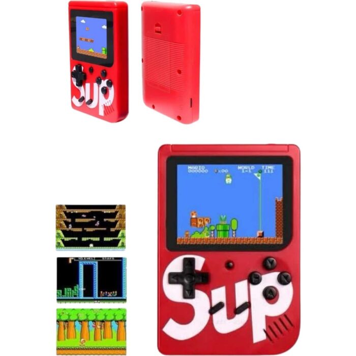 Astraltech Çocuklara Özel Taşınabilir Sup El Atarisi 400 Oyunlu Nostaljik Oyun Konsolu - Görsel 4