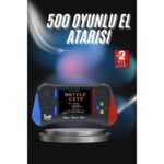 Astraltech 3.5 Inç 500'Ü 1 Arada Klasik Oyun Konsolu Nostalji Oyunlu Atari