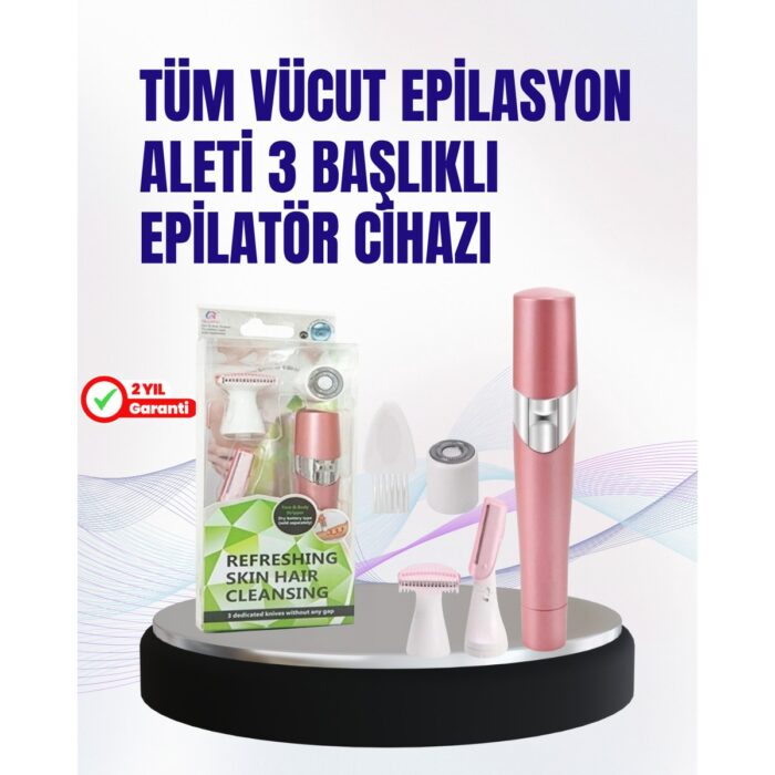 110001220863345.jpg Astraltech Ev Tipi Profesyonel Epilasyon Cihazı – Pembe - Görsel 1