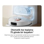 Xiaomi Yeni Seri Robot Vacuum X20 Pro Premium Akıllı Robot Süpürge + Mop 7000PA Emiş Gücü(Türkiye Garantili) - Görsel 5