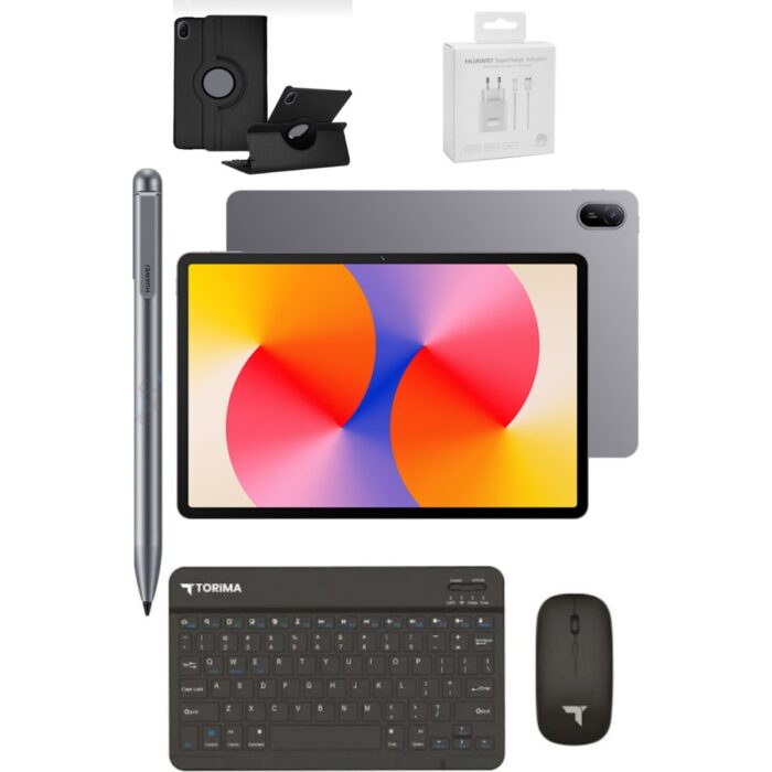 110001221809814.jpg Huawei Matepad Se 11 4+128GB Lte (Simkartlı) Gri + Kılıf + Kalem+ Klavye + Mouse + Şarj - Görsel 1