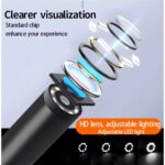 Femina Trendy Ekranlı 3 Kameralı 10 mt Hafıza Kart Destekli Sert Kablo Yılan Endoskop Kamera 8 mm 4.3 Inc - Lisinya - Görsel 5