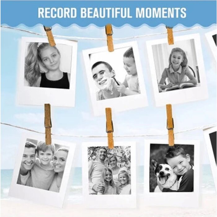 Femina Trendy Çocuk Kamera Baskı Kağıdı, 5’li Rulo 57X25MM Çekirdekli Fotoğraf Baskı Termal Kağıt Rulo - Lisinya - Görsel 4