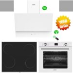 Afm Tech Mirea Vitroseramik Elektrikli Kumandalı Ankastre Set ( Ferre MS261 + FM7701 + FM3201 )