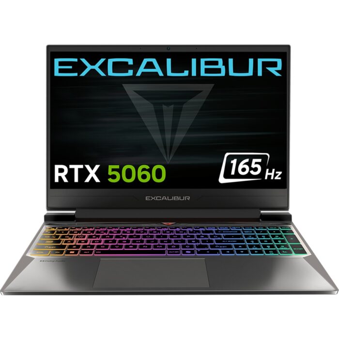 Casper Excalibur G870 Intel Core i7 13620H 24GB 1TB SSD RTX5060 Freedos 15.6" 165Hz Taşınabilir Bilgisayar G870.1362-CF60X-C - Görsel 1