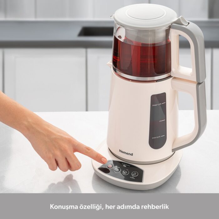 Homend Royaltea 1757H Konuşan Çay Makinesi - Görsel 3
