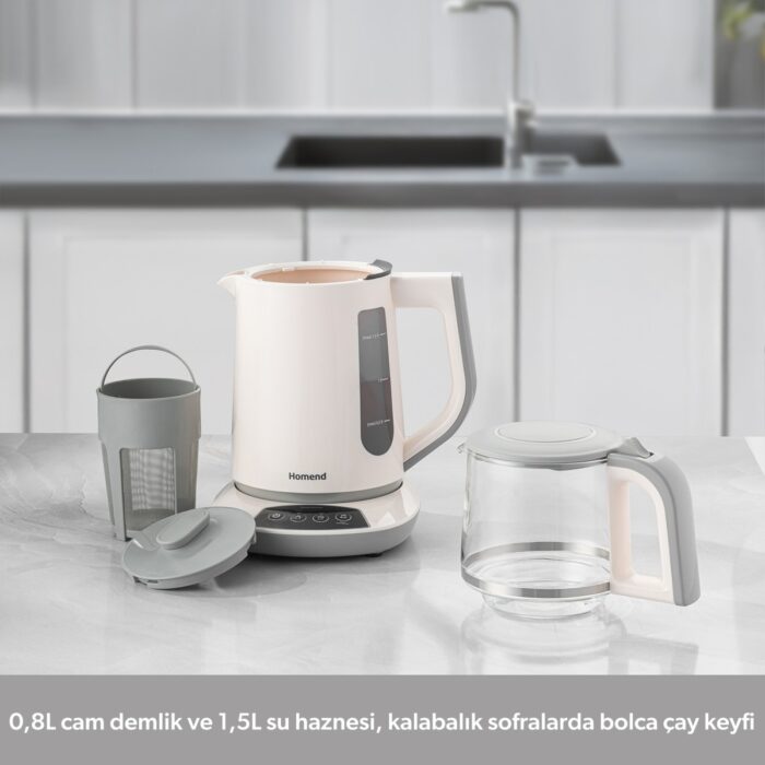Homend Royaltea 1757H Konuşan Çay Makinesi - Görsel 4