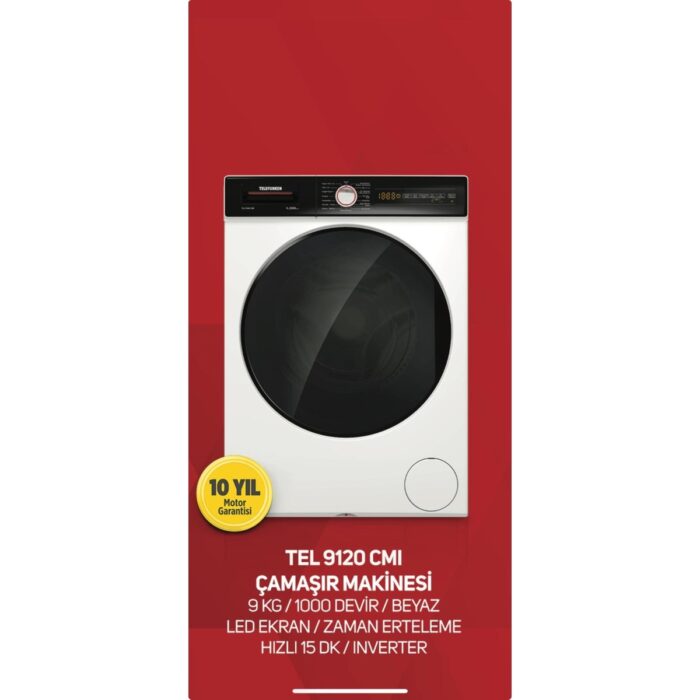 Telefunken 9kg Çamaşırmakinası - Görsel 1