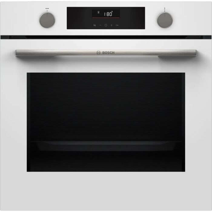 Bosch Beyaz 3 Lü Ankastre Set 391 ( HUA736EV0T - PNQ7B2P30O - DWK63PJ20T  ) 75CM Wok Bek Ocak - Buhar Destekli - Pişirme Matı ile - Görsel 2