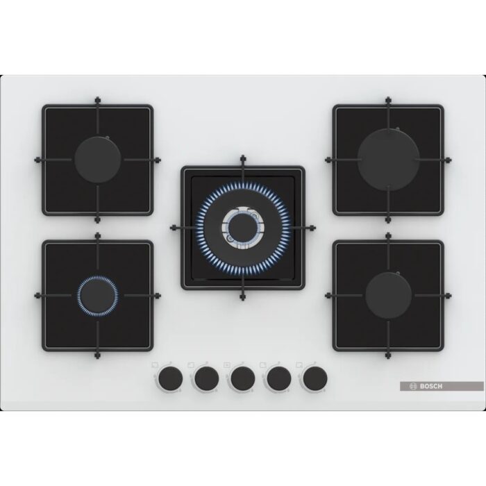 Bosch Beyaz 3 Lü Ankastre Set 395 ( HJG852YW0T - PNQ7B2P30O - DWK63PJ20T  ) 75CM Wok Bek Ocak - 3D Fry Hava ile Kızartma - Pişirme Matı ile - Görsel 3