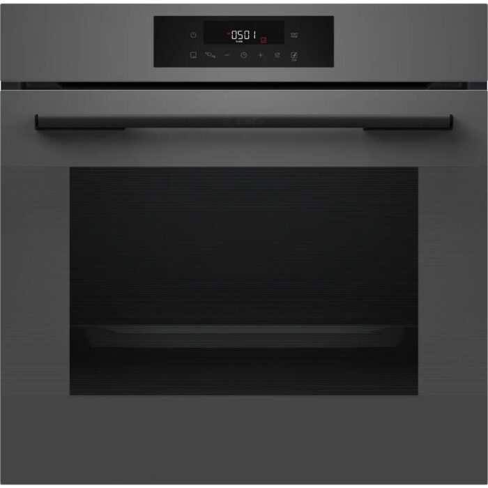 Bosch Gri 3 Lü Ankastre Set 393 ( HJG852YN0T - PNQ7B9P30O - DWK64PJ70T  ) 75CM Wok Bek Ocak - 3D Fry Hava ile Kızartma - Pişirme Matı ile - Görsel 2