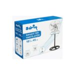 Go İthalat 3in1 Kullanım 18 Inç 45 cm Sanayi Tipi Ayaklı Vantilatör 5-Metal Pervane 3-Kademe Hız 75WY:150CM Fan (4989)