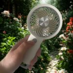 Go İthalat USB ile Şarj Olabilen 3 Ayarlı Fan Modlu Çanta Tipi El Fanı (4989) - Görsel 2