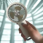 Go İthalat USB ile Şarj Olabilen 3 Ayarlı Fan Modlu Çanta Tipi El Fanı (4989) - Görsel 5