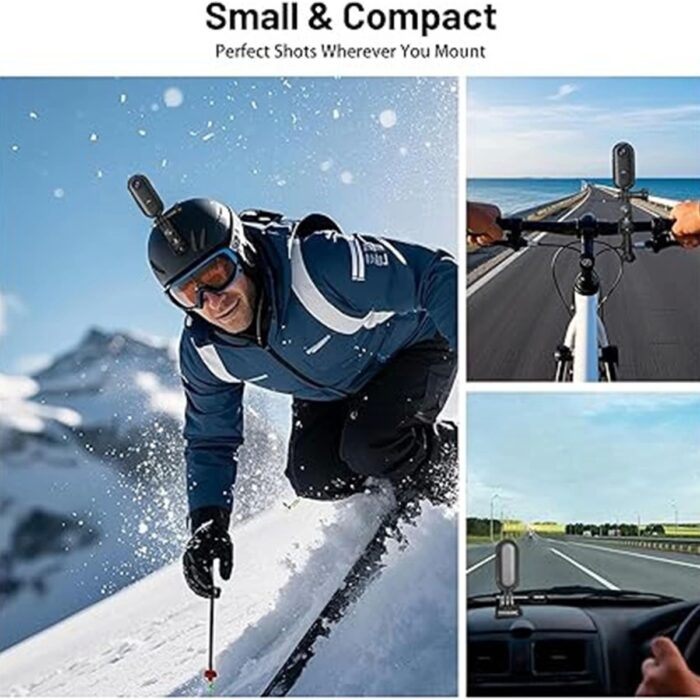 Arenes Mini Wıfı Aksiyon Kamerası 1080P Taşınabilir Vücut Kamerası Giyilebilir Video Kaydedici Ipx7 Su Geçirmez - Lisinya - Görsel 4