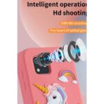 Arenes Telefon Modelli Çocuk Dijital Fotoğraf Makinası Çift Kameralı Dokunmatik Ekran 2.0 Ekran - Lisinya