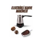 Machnera Elektrikli Cezve 800 Watt Paslanmaz Çelik Türk Kahve Makinesi Saplı - Görsel 2