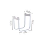 Storemax Damacana Musluk Başlığı ve Metal Ayak Stand Seti, Pratik Su Alma Aparatı, Paslanmaz Metal Stand, Her Boy Damacanaya Uyumlu, Kolay Montajlı, Ev ve Ofis Için - Görsel 3