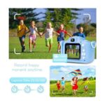 Arenes Çocuk Dijital Fotoğraf Makinası 20 Mp Video Kaydedici 2.0 Inç Çift Kameralı - Lisinya - Görsel 2