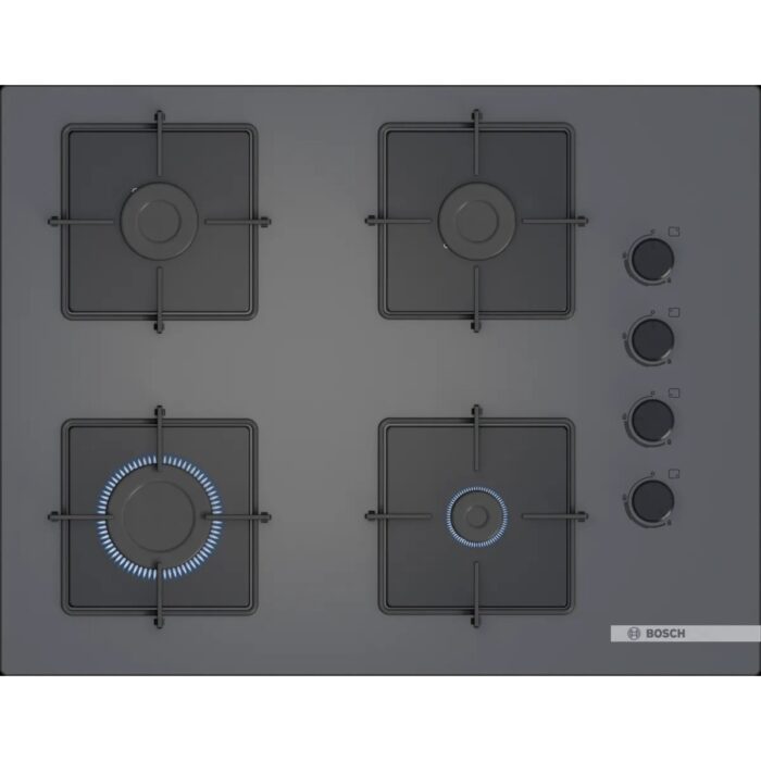 Bosch Gri 3 Lü Ankastre Set 397 ( HUA717BN0T - POP7C9P30O - DWK64PJ70T  ) 67CM Ocak - Buhar Destekli - Pişirme Matı ile - Görsel 3