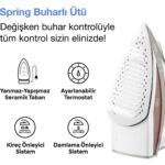 Fakir Spring Buharlı Ütü - Gülkurusu - 2600 Watt - Görsel 2