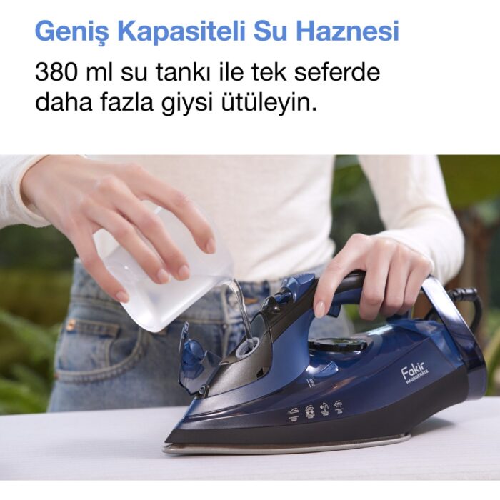 Fakir Flyjet Buharlı Ütü - Mavi - Siyah - Görsel 5