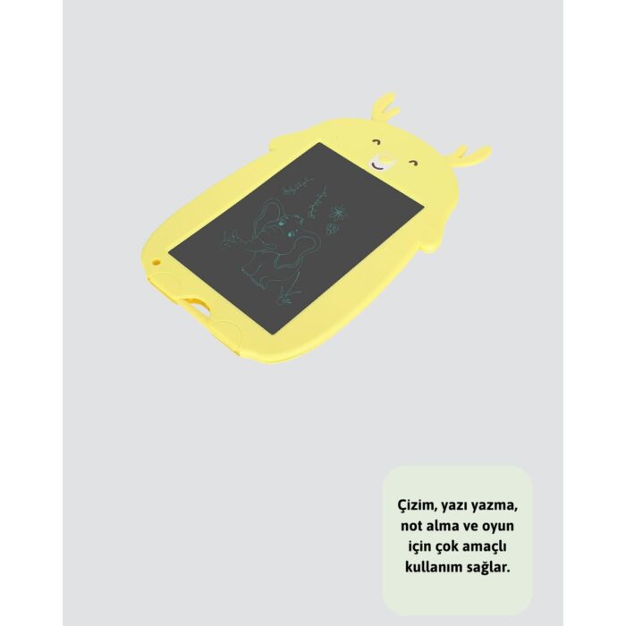 Kağıt Benzeri LCD Yazı Tableti | Tek Tuşla Silme ve Uzun Pil Ömrü - Görsel 5