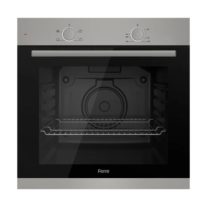 Ferre XE61MDV - SS205 - D086 4 Prog. Mekanik Statik Xl 78 Litre Ankastre Set - Inox/siyah - Görsel 2