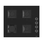 Ferre XE61MDV - SS205 - D086 4 Prog. Mekanik Statik Xl 78 Litre Ankastre Set - Inox/siyah - Görsel 3