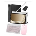 Samsung Galaxy Tab A9 Plus 6gb 128GB Gümüş Tablet Kalem Kılıf Başlık Cam Klavye Mouse Türkiye Garatili