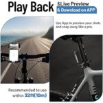 Mini Wıfı Aksiyon Kamerası 1080P Taşınabilir Vücut Kamerası Giyilebilir Video Kaydedici Ipx7 Su Geçirmez - Lisinya - Görsel 2