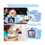 Çocuk Dijital Fotoğraf Makinası 20 Mp Video Kaydedici 2.0 Inç Çift Kameralı - Lisinya