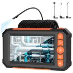 Monitörlü Çift Kameralı 10 mt Sert Kablo Yılan Endoskop Kamera 8 mm 4.3 Inc - Lisinya