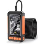 Monitörlü Çift Kameralı 10 mt Sert Kablo Yılan Endoskop Kamera 8 mm 4.3 Inc - Lisinya - Görsel 2