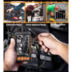 Monitörlü Çift Kameralı 10 mt Sert Kablo Yılan Endoskop Kamera 8 mm 4.3 Inc - Lisinya - Görsel 5