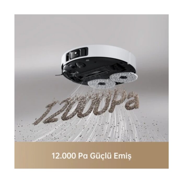 Dreame X40 Ultra Robot Süpürge Beyaz, 12.000PA Emiş Gücü - Görsel 2