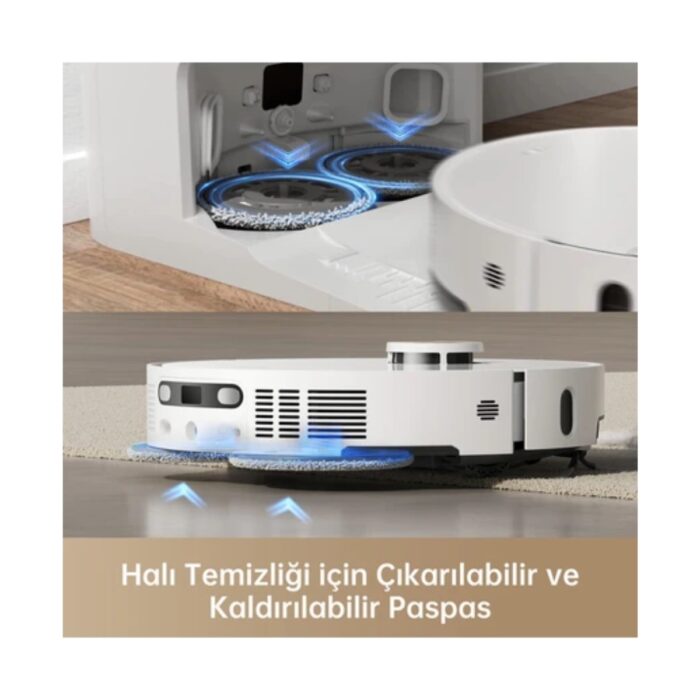 Dreame X40 Ultra Robot Süpürge Beyaz, 12.000PA Emiş Gücü - Görsel 3