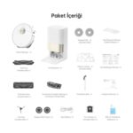 Dreame X40 Ultra Robot Süpürge Beyaz, 12.000PA Emiş Gücü - Görsel 5